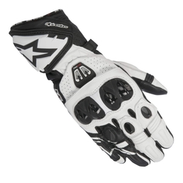 GP PRO R2 Motorcycle Gloves Black/White