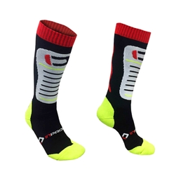 Compression Gp Racing Long Socks Black/Red/White