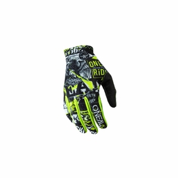 Matrix Attack My20 Off-road Gloves for kids Black/Fluo Yellow