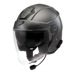 HP3.S-Plus helmet with integrated Sena intercom Metal Titanium