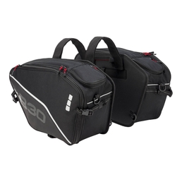 B30 motorcycle side bags - 20-30 liters Black