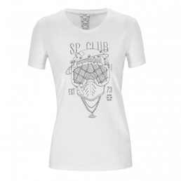 SP Club Diver Lady T-shirt Bianco