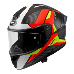 HP5.71 full face helmet Crank Black/White/Red/Yellow