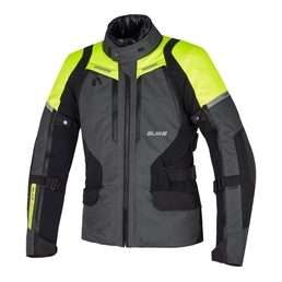 Finder 2 Aqvadry motorcycle jacket Anthra/Yellow Fluo