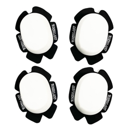 Knee Gp Pro Pack sliders for motorcycle suits White