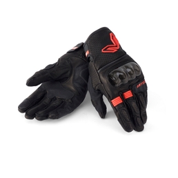 SK-2 motorcycle leather gloves Black/Red