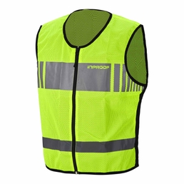 High visibility vest EN:17353 certified Yellow Fluo