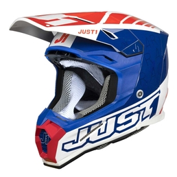 J22-F cross helmet Dynamo Blue/Red/White